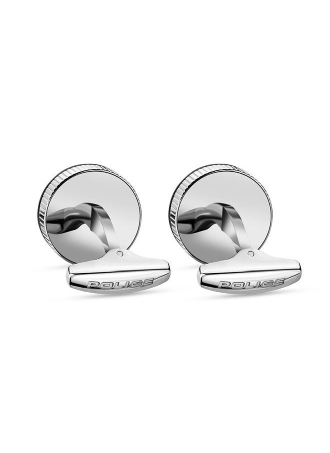 POLICE - Stainless Steel Cufflinks For Men in Silver - Image 1