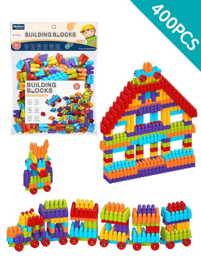 Meifen 400Pcs Building Blocks Set Educational STEM Building Toy