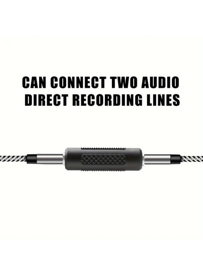 2pcs 3.5mm Female to Female and Male to Male Audio Stereo Adapter for Headphones Guitar MP3 PC - Image 5