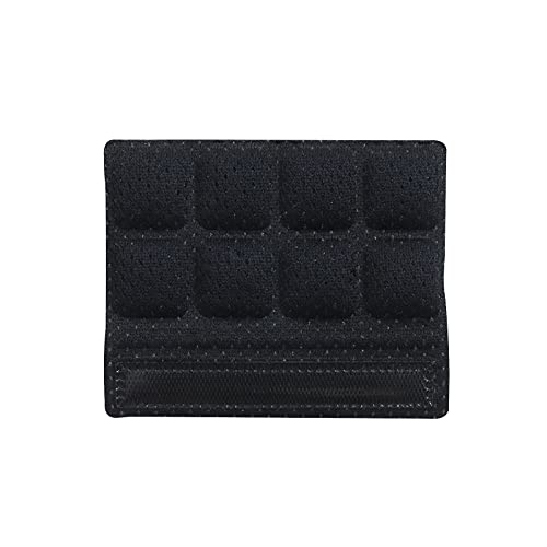 PAXLAMB 4PCS Helmet Chin Pads Foam Strap Padding Replacement Cushion Universal Mat Liners for Cycling Riding Bike Bicycle Racing Road Motorcycle (Black 4PCS) - Image 2