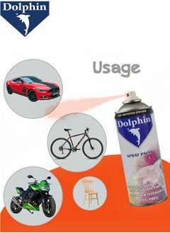 Dolphin Rust Resistant Spray Paint Orang 280  - Image 2