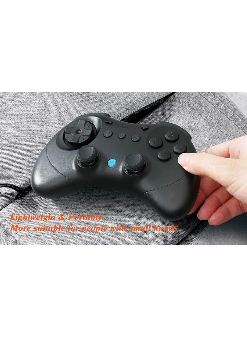 GuliKit Elves 2 Bluetooth Game Controller for Switch/Switch 2 Wake-up,PC & Android, Anti-Drift Hall Effect Joysticks Gamepad,1000Hz Polling Rate, Gyro & Turbo,Protective Cover, Compact for Small Hand - Image 4