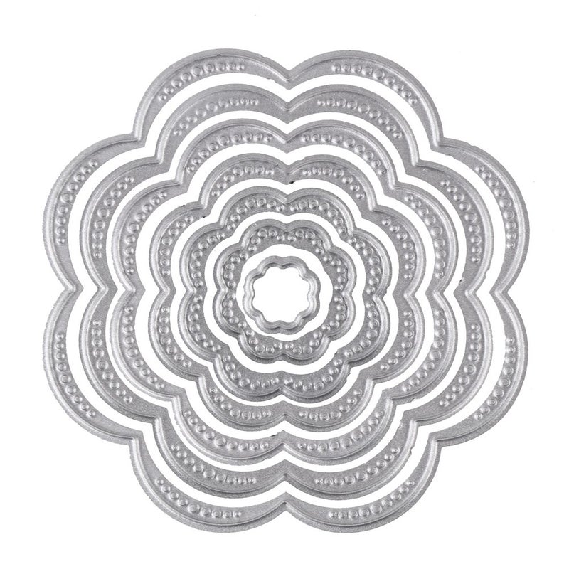 DECORA Flower Metal Cutting Dies Embossing Stencils for DIY Scrapbooking Photo Album Decorative DIY Paper Cards Making Tool