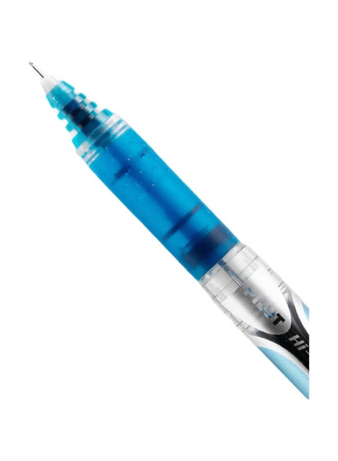 Pilot V5 Small Silver Tube Gel Pen, Exam Pen, Signature Pen, Office Pen, Bxgpn-V5, Black, 0.5Mm, 12-Pack - Image 1