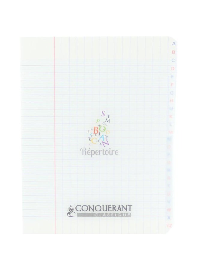 كونكويرانت دفتر ملاحظات (سييس) مجموعة موسيقيّة ١٧ × ٢٢ سم، ٩٦ صفحة (٤٨ ورقة)، مسطرة مربعة (فرنسي) - Image 1