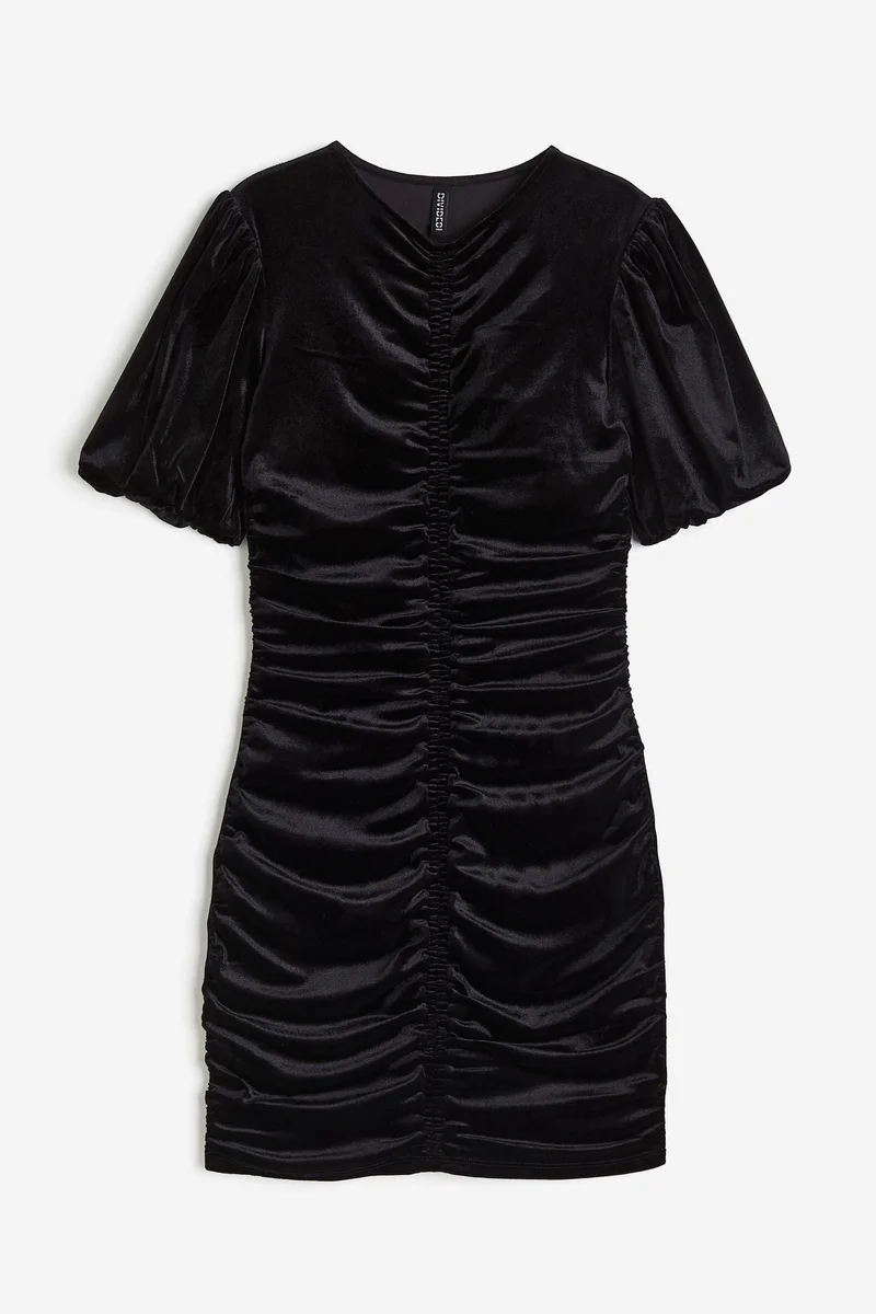 H&M Gathered bodycon dress