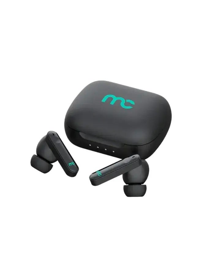 My Candy - MYCANDY True Wireless Earbuds With Active Noise Cancellation, TWS 275, Smart Touch Controls, Hands-Free Mic for Crystal-Clear Calls, Comfortable In-Ear Design, 16 Hours of Playtime, Black - Image 1