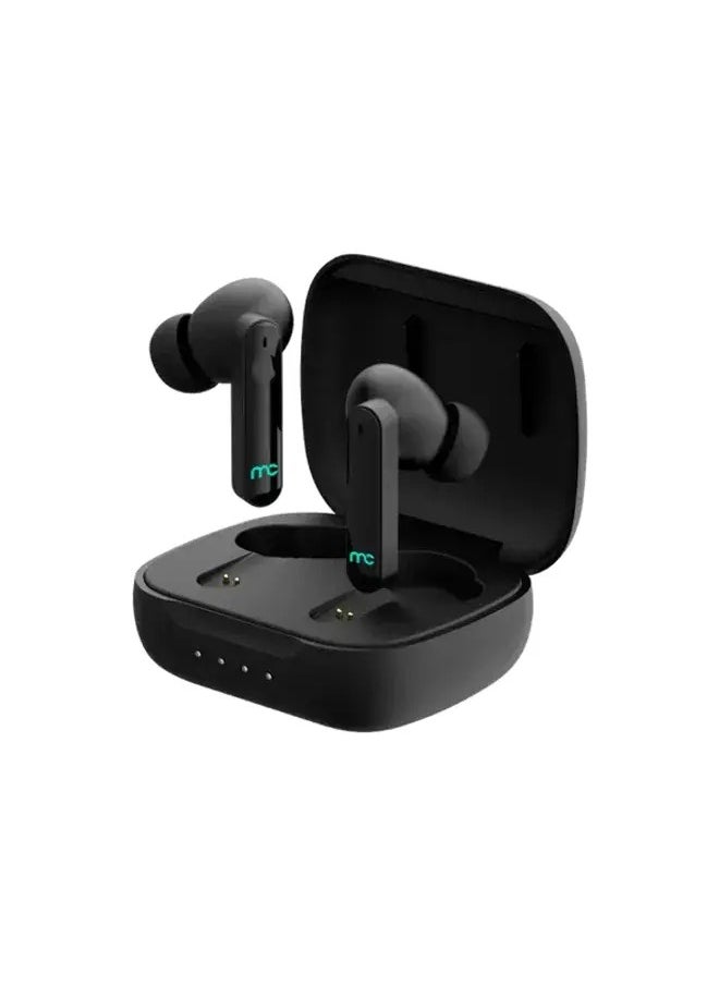 My Candy - MYCANDY True Wireless Earbuds With Active Noise Cancellation, TWS 275, Smart Touch Controls, Hands-Free Mic for Crystal-Clear Calls, Comfortable In-Ear Design, 16 Hours of Playtime, Black - Image 1