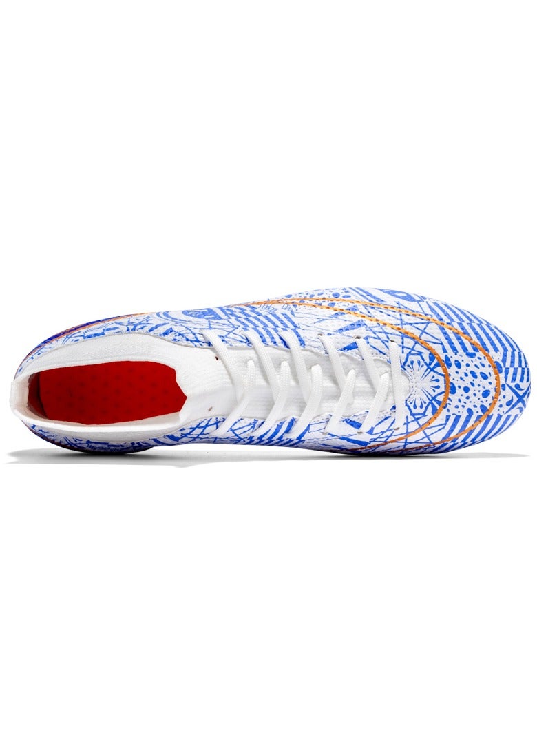 Men Kids Fashion Soccer Shoes Cleats Team Sports Training TF/FG Turf Firm Comfort High-top Football Shoes Outdoor  - Image 4