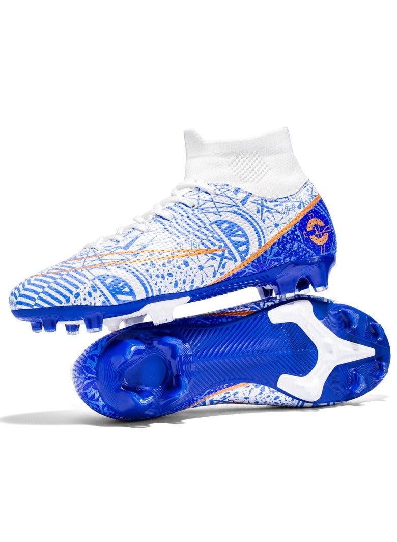 Men Kids Fashion Soccer Shoes Cleats Team Sports Training TF/FG Turf Firm Comfort High-top Football Shoes Outdoor  - Image 5