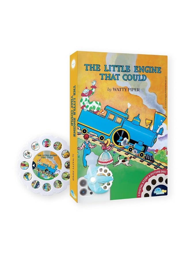 Moonlite Storytime The Little Engine That Could Storybook Reel, A Magical Way to Read Together, Digital Story for Projector, Fun Sound Effects, Learning Gifts for Kids Ages 1 Year and Up - Image 2