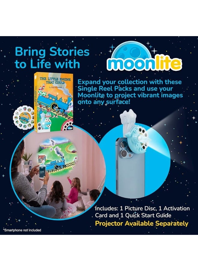 Moonlite Storytime The Little Engine That Could Storybook Reel, A Magical Way to Read Together, Digital Story for Projector, Fun Sound Effects, Learning Gifts for Kids Ages 1 Year and Up - Image 5