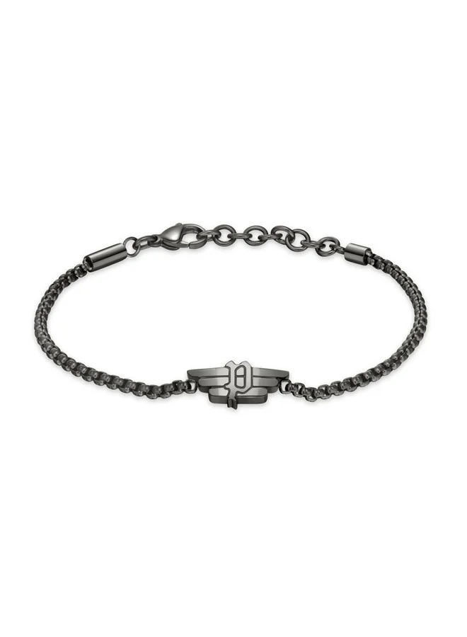 بوليس Revelry Gray Wing Logo Motif Bracelet For MenPEAGB0033303