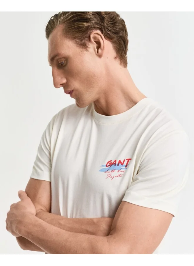 GANT GANT USA Sailing Print Graphic T-Shirt
