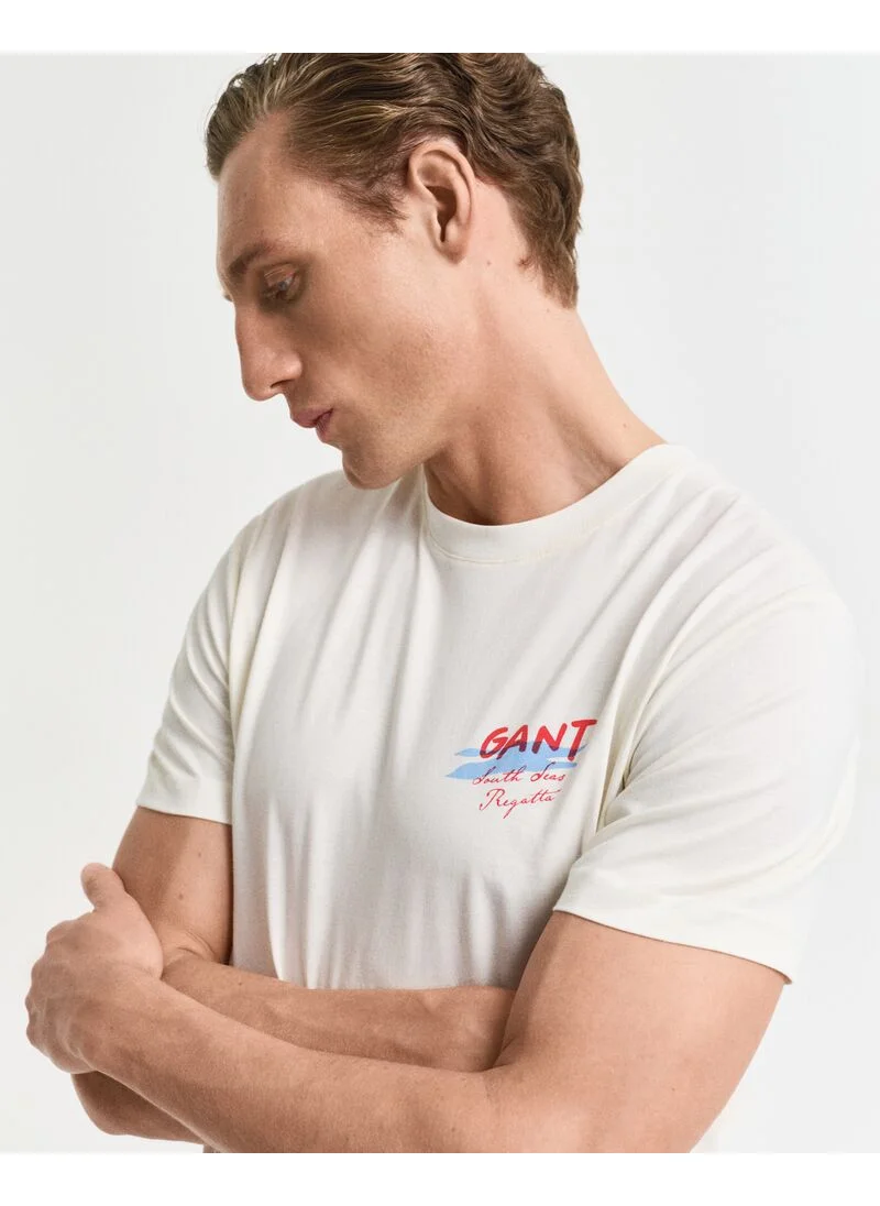 GANT GANT USA Sailing Print Graphic T-Shirt