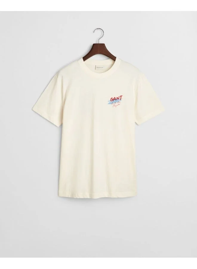 GANT GANT USA Sailing Print Graphic T-Shirt