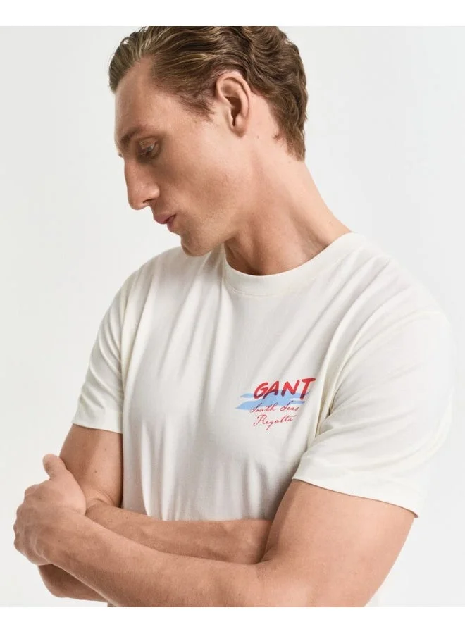 GANT  GANT USA Sailing Print Graphic T-Shirt for Men | Best Price UAE