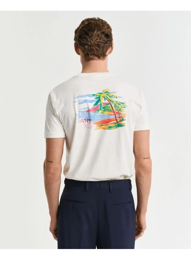 GANT  GANT USA Sailing Print Graphic T-Shirt for Men | Best Price UAE