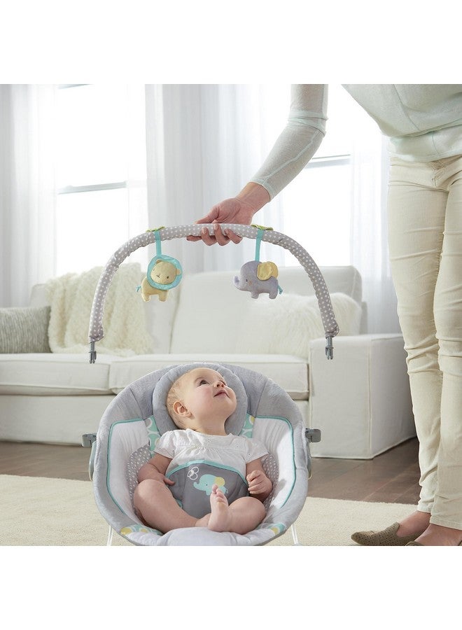 إنجنيونتي مقعد هزاز مهدئ للأطفال الرضع من إنجينيويتي مزود باهتزازات، مع شريط ألعاب وأصوات، مناسب للأطفال من عمر 0 إلى 6 أشهر حتى وزن 20 رطلاً (موريسون) - Image 2