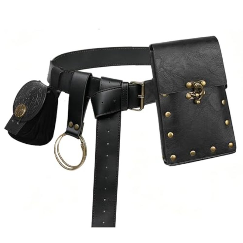 Ren Faire Costume Accessories Medieval Belt Pouch Coin Purse Skirt Hike Sets Festival Halloween Casual Fanny Pack Waist Bag - Image 1