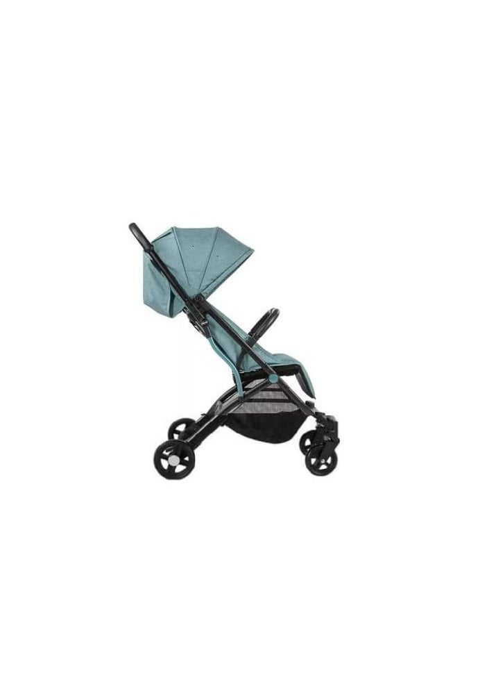 Ntech NTECH Travel Light weight Baby Stroller Compact 4 Wheels Air Travel One Hand Foldable Push chair With Adjustable Reclining Seat For Toddler (Light Green)  - Image 4