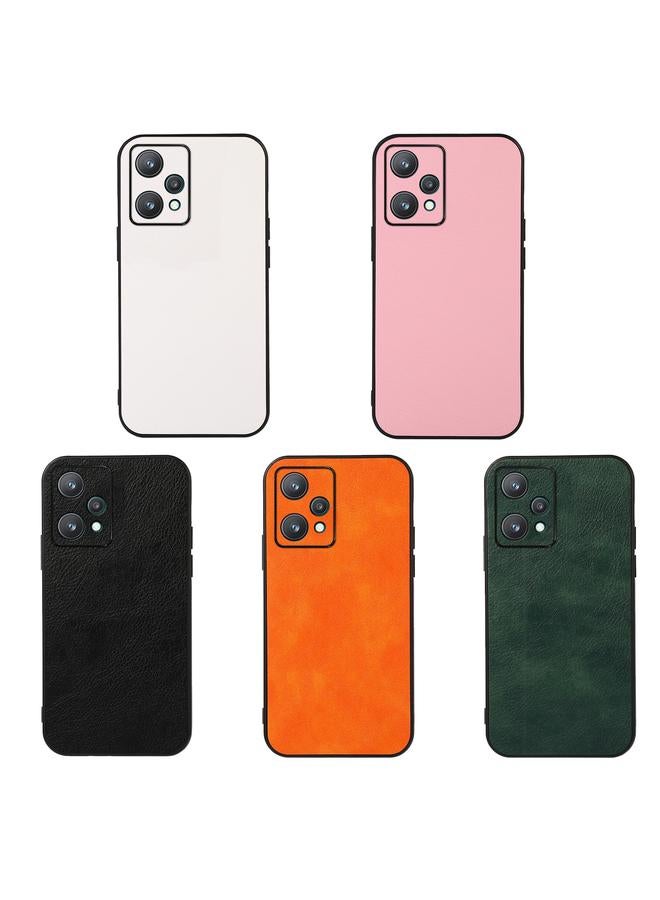اس-توب جراب لهاتف OPPO Realme 9 Pro بفتحة دقيقة بلونين من مادة البولي يوريثان الملمس الليتشي - Image 4