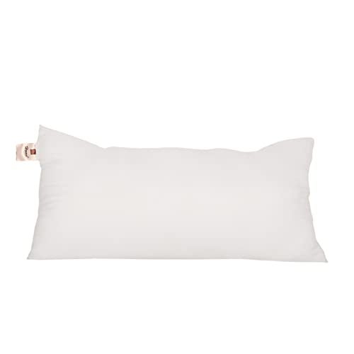 Home-The Best is for You Micro Fiber Cushion Insert Extra Soft, White (Pack of 1, 12x24 Inch) - Image 1