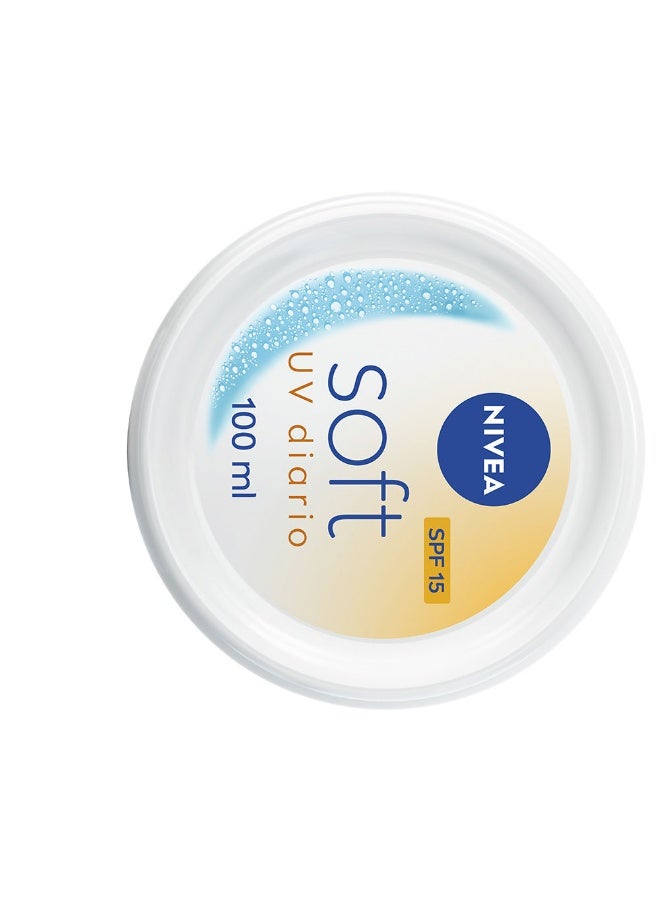 نيفيا كريم نيفيا سوفت المرطب بعامل حماية من الشمس 15، 100 مل - Image 2