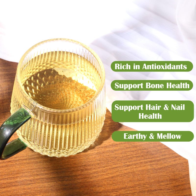 FullChea - Horsetail Tea, 1.5g X 30 Count - Premium Dried Horsetail Herb For Hair & Nail - Non-GMO - Caffeine-free - Natural Cola De Caballo Hierba - Image 5