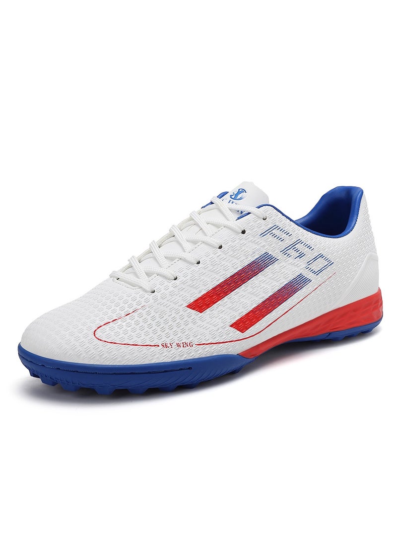 SKY WING أحذية كرة القدم للرجال والنساء ذات الأرض الثابتة أحذية كرة قدم منخفضة القمة IC/IN Sole تدريب احترافي خارجي خفيفة الوزن - Image 2