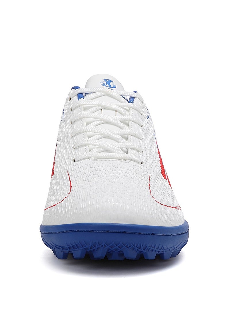 SKY WING أحذية كرة القدم للرجال والنساء ذات الأرض الثابتة أحذية كرة قدم منخفضة القمة IC/IN Sole تدريب احترافي خارجي خفيفة الوزن - Image 4