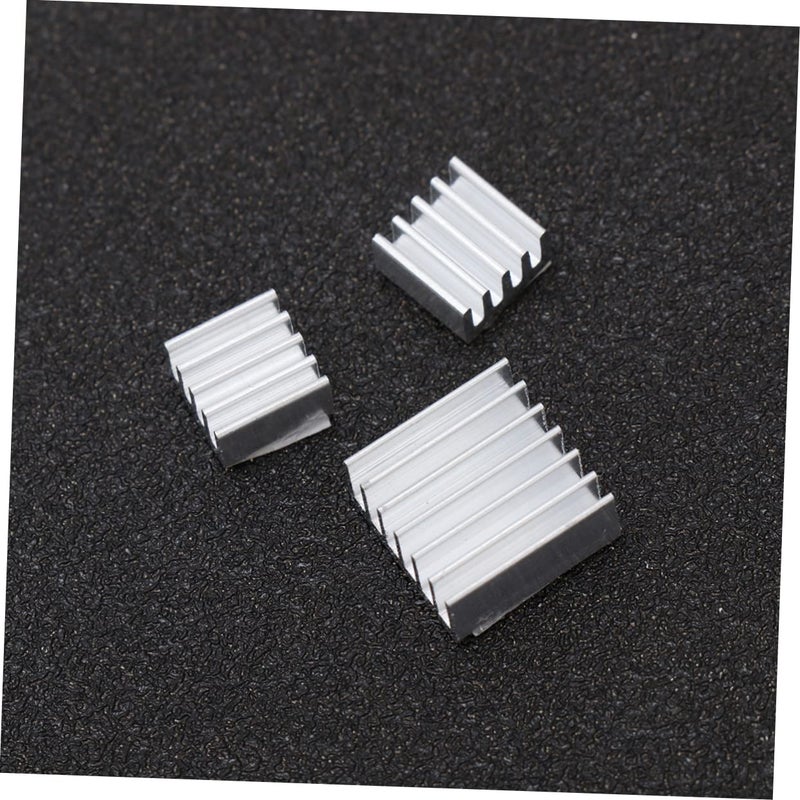 3pcs Aluminum Heatsink Kit with Thermal Conductive Adhesive Tape for CPU and Voltage Regulator Cooling - Image 5