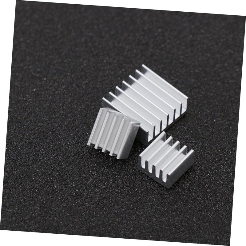 3pcs Aluminum Heatsink Kit with Thermal Conductive Adhesive Tape for CPU and Voltage Regulator Cooling - Image 4