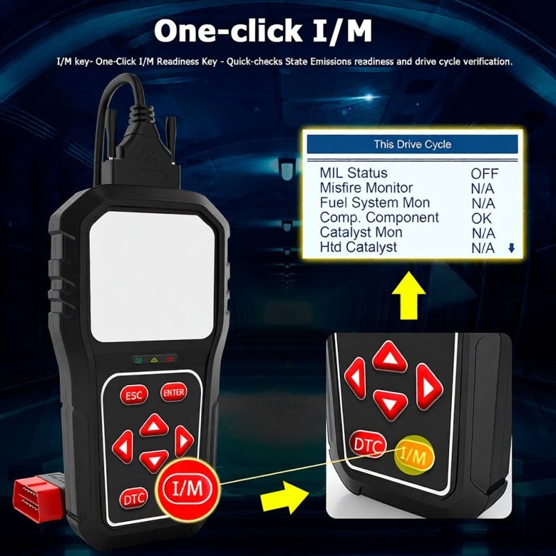 Konnwei New KONNWEI KW818 Universal Car OBDII Scanner Tool Auto Code Reader KW808 KW820 Upgraded Version Bluetooth Upgrade Support Online Compatible with all 1996 and newer vehicles - Image 5