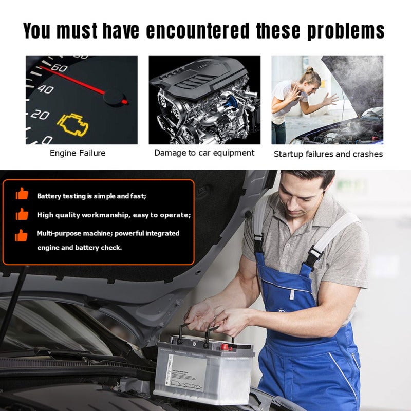 Konnwei New KONNWEI KW818 Universal Car OBDII Scanner Tool Auto Code Reader KW808 KW820 Upgraded Version Bluetooth Upgrade Support Online Compatible with all 1996 and newer vehicles - Image 3