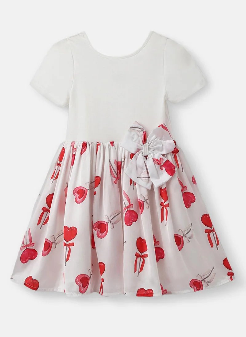 Nautinati Girls’ Printed Cotton Dress