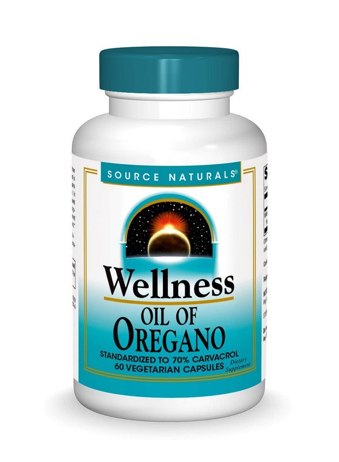 Source Naturals Wellness Oil Of Oregano Standardized To 70% Carvacrol 60 Vegetarian Capsules - Image 2