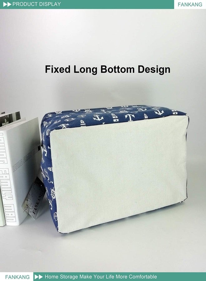 FANKANG Storage Basket,Nursery Hamper Canvas Laundry Basket Foldable with Waterproof PE Coating Storage, Office, Bedroom, Clothes,Toys (Rec-Sailboat) - Image 5