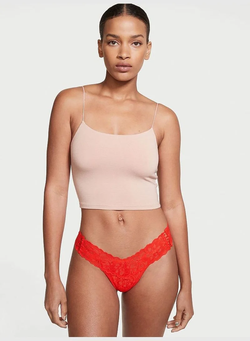 Victoria's Secret Double Lace-up Thong Panty