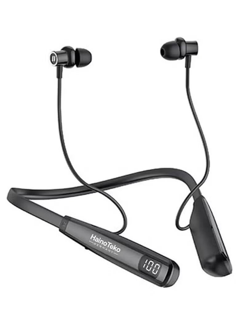 HainoTeko Haino Teko HN80 Bluetooth Wireless Neckband – Comfortable & Stylish Neckband Earphones with Superior Sound, Long Battery Life, and Hands-Free Calls | Ideal for Music, Calls, Sports & Daily Use - Image 4