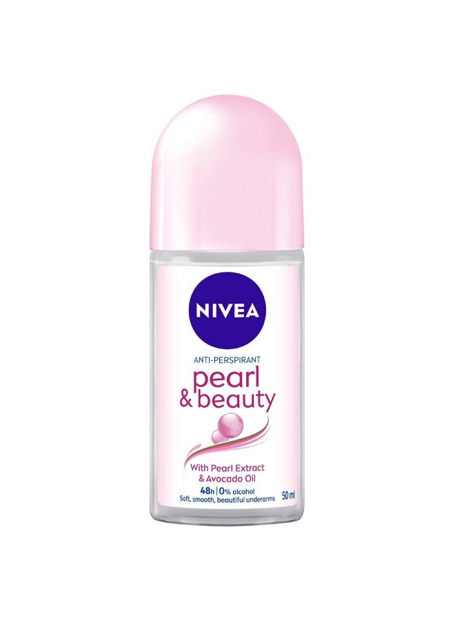 نيفيا مزيل عرق نيفيا بيرل آند بيوتي رول أون 50 مل / 1.7 أونصة سائلة - Image 1