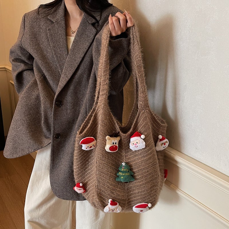2025 Christmas Large Capacity Shoulder Bag for Women - Image 2