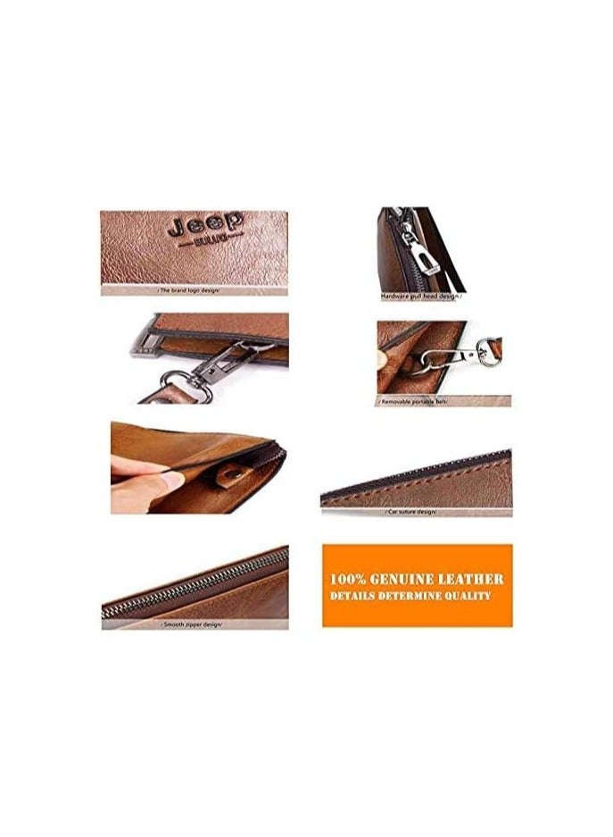 Jeep Men's Leather Bifold Wallet - Image 3