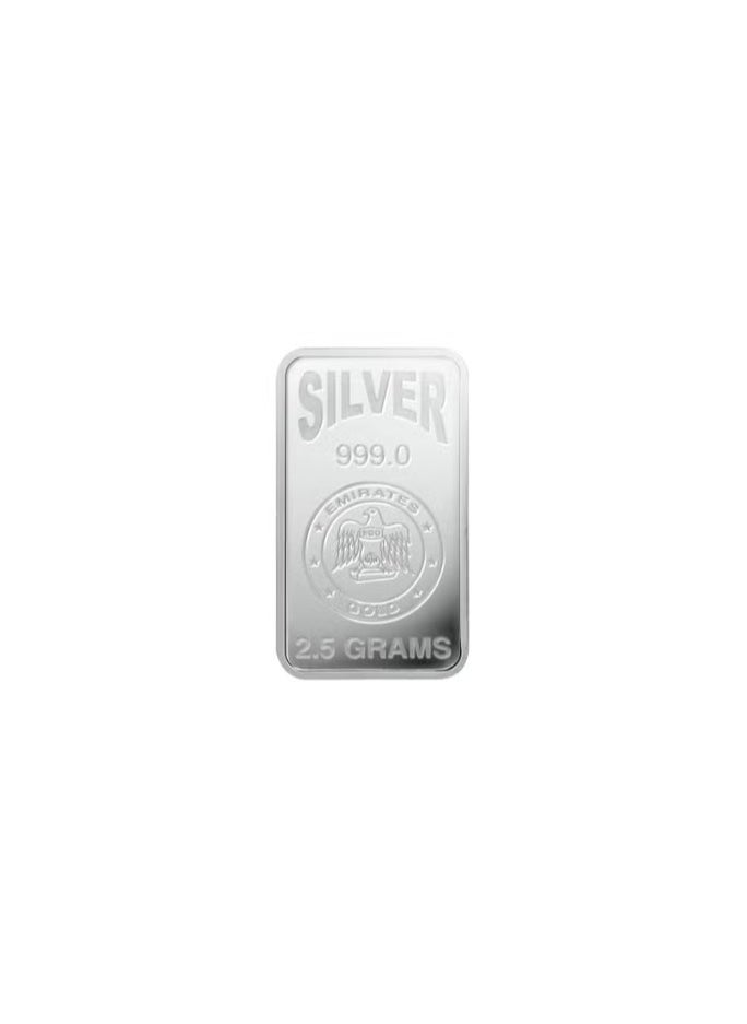 Emirates Gold Emirates | 2.5g Pure Silver Bar 999 - 2.5 Grams  - Image 3