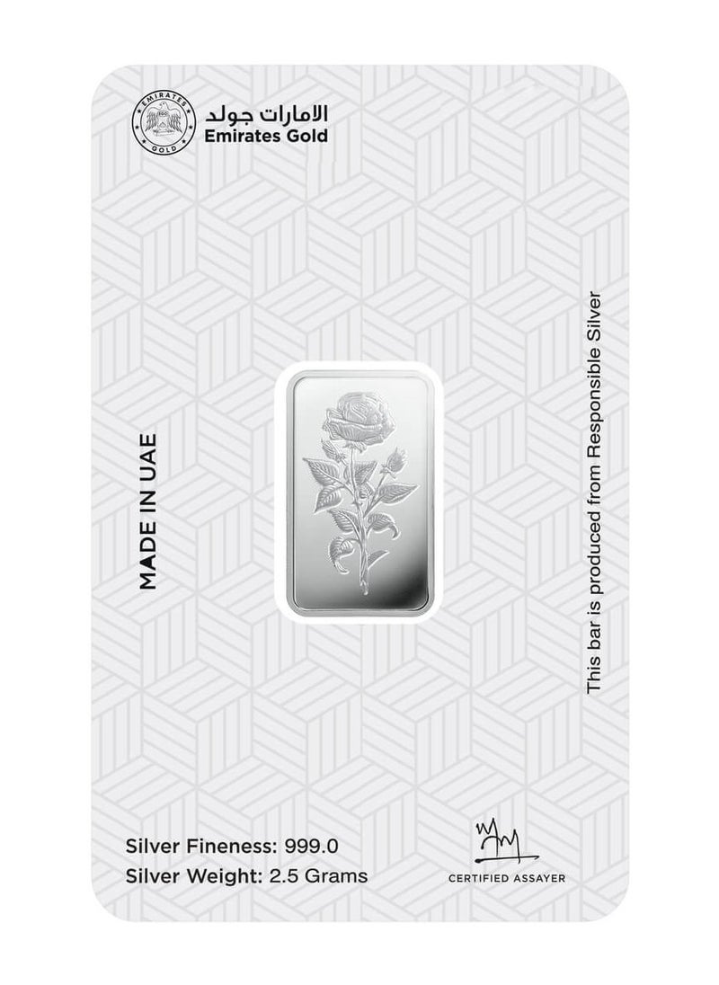 Emirates Gold Emirates | 2.5g Pure Silver Bar 999 - 2.5 Grams  - Image 2