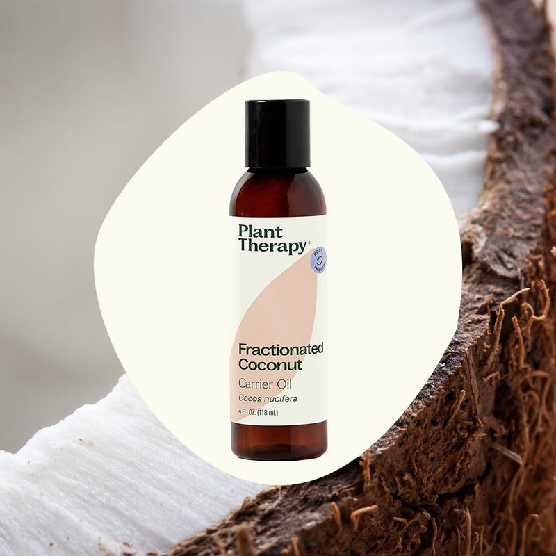 Plant Therapy Fractionated coconut Oil for Skin, Hair, Body, Diluted Essential Oils, 100% Pure, Natural Moisturizer, Massage & Aromatherapy Liquid Carrier Oil 4 oz - Image 3