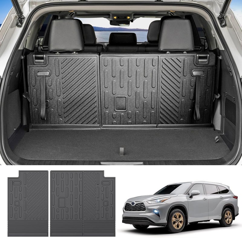 JTYZSM Backrest Mat for 2020-2025 Toyota Highlander - All Weather TPE Cargo Liner - Image 1