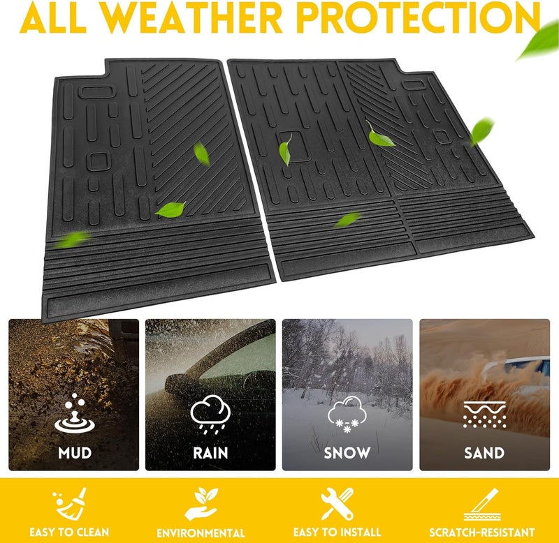 JTYZSM Backrest Mat for 2020-2025 Toyota Highlander - All Weather TPE Cargo Liner - Image 4