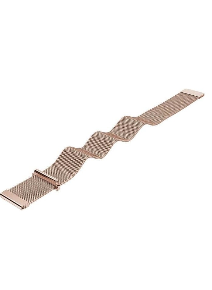 ten.tech 20mm Magnetic Band Compatible with Samsung Galaxy Gear Sport Watch 4, 5, 5 Pro, S2 Classic Active 2 40/44mm Stainless Steel Watch Band by TenTech – Starlight - Image 2