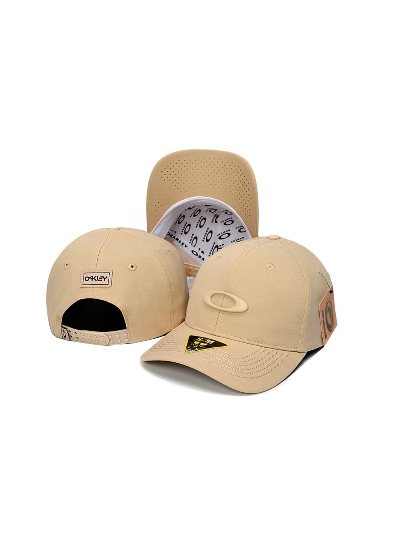 OAKLEY قبعة أوكلي بيج سنايبك مع حافة مثقبة وشعار O الأيقوني